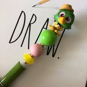 Disney Doorables: Mickey & Friends: Jose Carioca handmade beaded pen